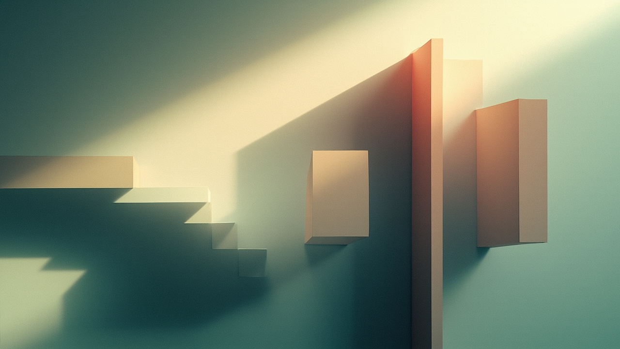 Abstract editorial illustration accompanying 